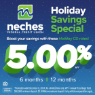 Holiday Savings CD Promo 2024