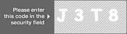 captcha code for visual authentication  letter J number 3 letter T number 8