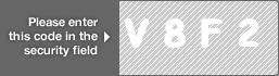 captcha code for visual authentication  letter V number 8 letter F number 2